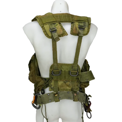 USGI 1st Gen Woodland Load Bearing Vest w/ Belt - Small - Film Production Used - Combat Vests & Rigs