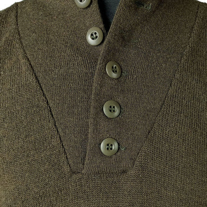USGI Wool 5 Button Jersey - Value Grade - US Army Surplus - Fleeces & Jerseys