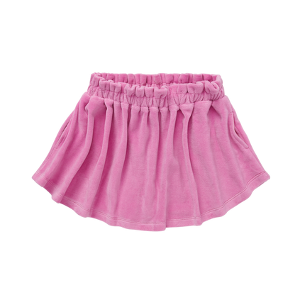 Velvet Skirt Purple Pink