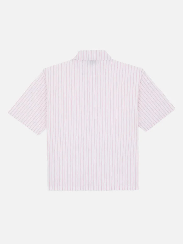 DICKIES Venedocia Stripe Shirt SS - White - Uncategorized GÖMLEK