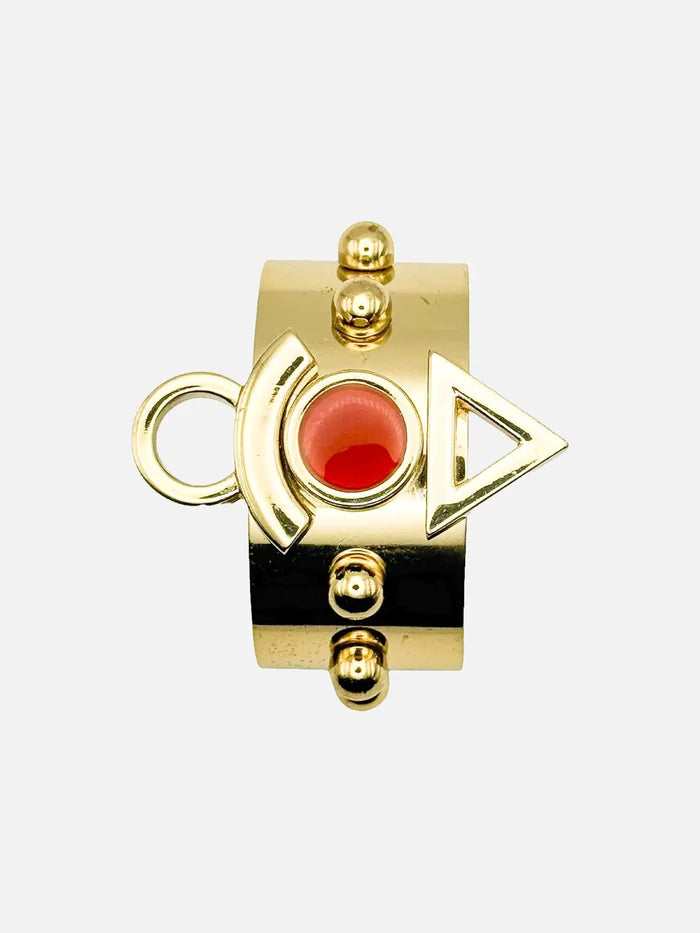 NES VINTAGE Vintage Geometrik Cuff Bilezik - BİLEKLİK