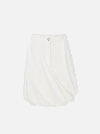 RE2MC Volumlu Etek - Beyaz - Skirts ETEK