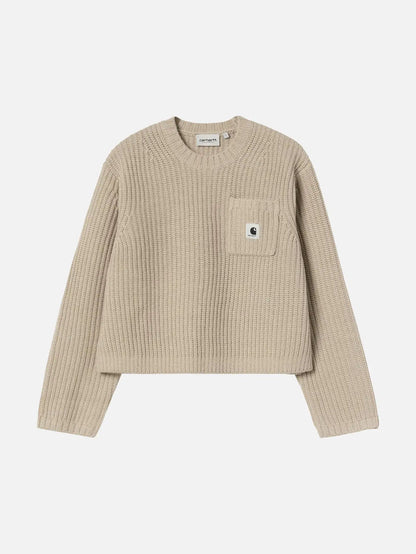 CARHARTT WIP W' Mira Sweater - Fleur De Sel - Sweaters KAZAK