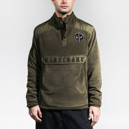 Wade Wilson Mercenary Polar Fleece Pullover - Heroes & Villains-Marvel-Hoodie
