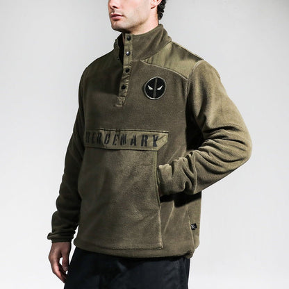 Wade Wilson Mercenary Polar Fleece Pullover - Heroes & Villains-Marvel-Hoodie