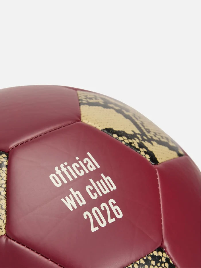 ADIDAS ORIGINALS Wales Bonner x adidas Football Ball - Collegiate Burgundy - Soccer Balls FUTBOL TOPU
