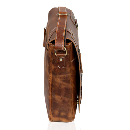 Walker Leather Messenger Bag