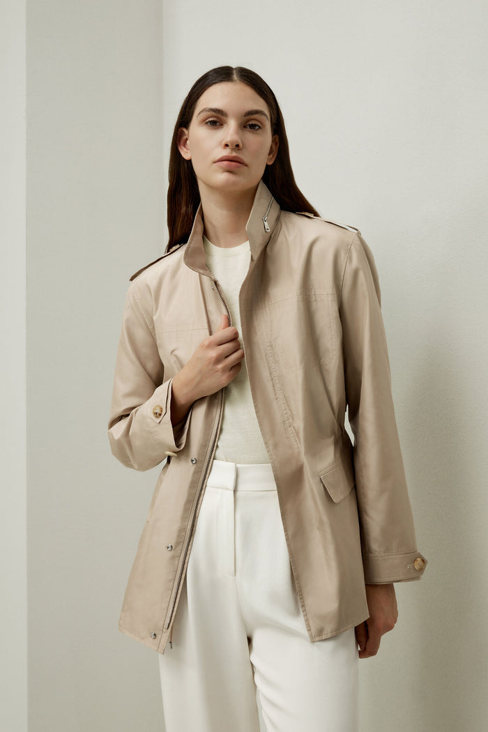 Water-Resistant Modern Utility Jacket