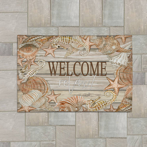 Welcome Shellax Outdoor Area Rug