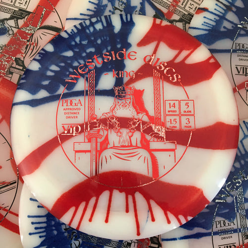 Westside Discs American Flag My Dye VIP King 14/5/-1.5/3