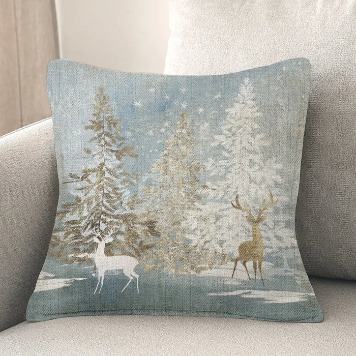 Winter Wonderland Indoor Woven Decorative Pillow