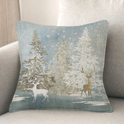 Winter Wonderland Indoor Woven Decorative Pillow
