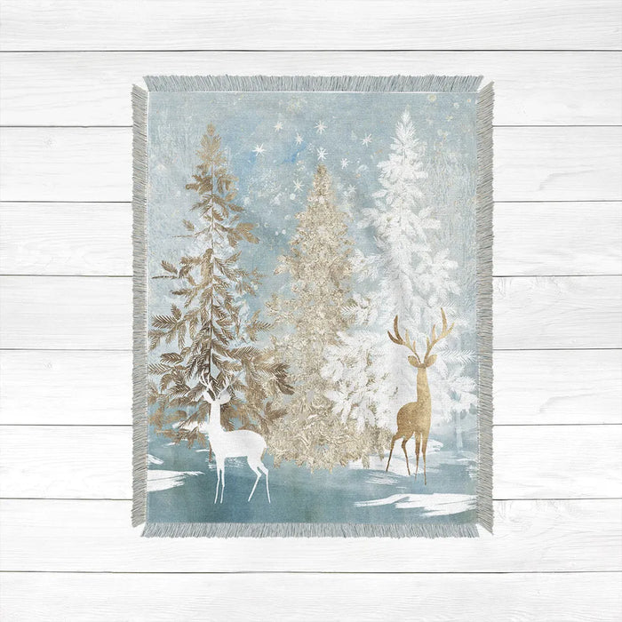 Winter Wonderland Woven Throw Blanket