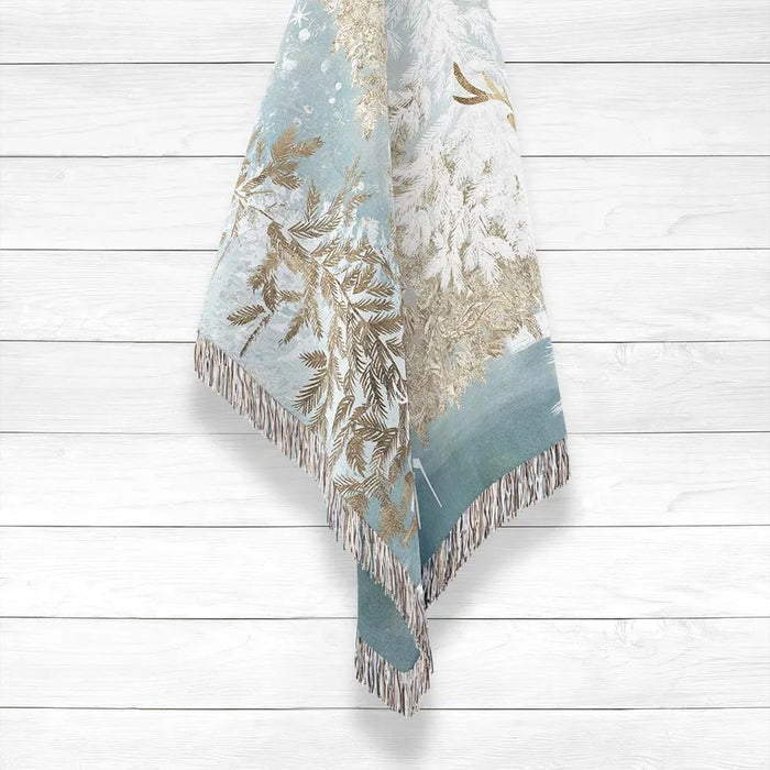 Winter Wonderland Woven Throw Blanket