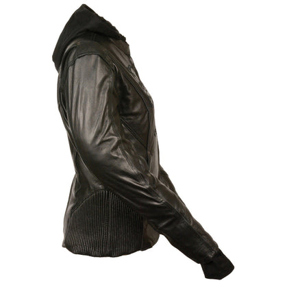 Women's Reflective Tribal Jacket: Features:

Ladies 3/4 Jacket w/ Reflective Tribal Detail
Butter Soft premium Cowhide 1