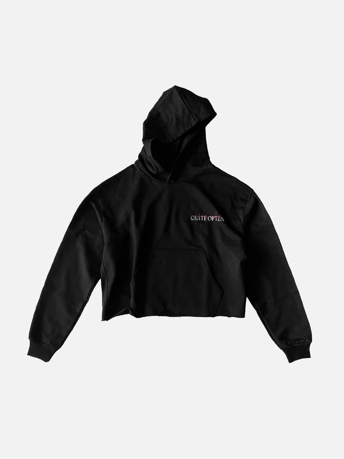 QUITEOFTEN Wounded Change Hoodie - Black - SWEATSHIRT