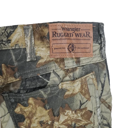 Wrangler Rugged Wear Realtree Trousers - 42x32, XLarge - Army & Outdoors - Cargo Trousers
