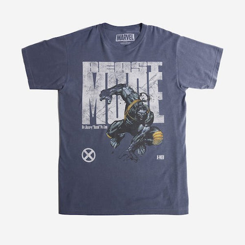X-Men Hank "Beast" McCoy Zine Vintage Soft Tee - Heroes & Villains-Marvel-T-Shirt