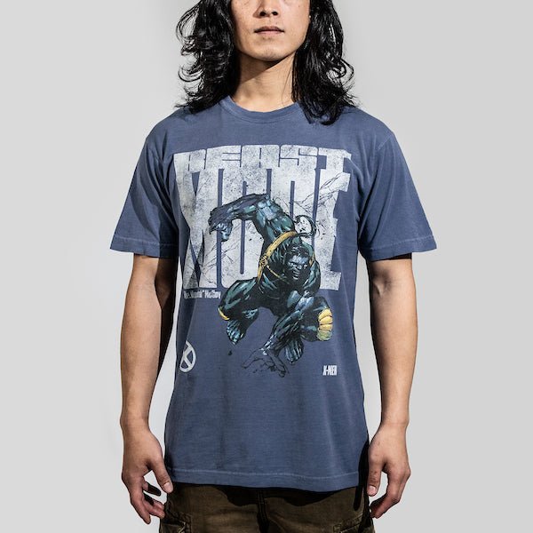 X-Men Hank "Beast" McCoy Zine Vintage Soft Tee - Heroes & Villains-Marvel-T-Shirt