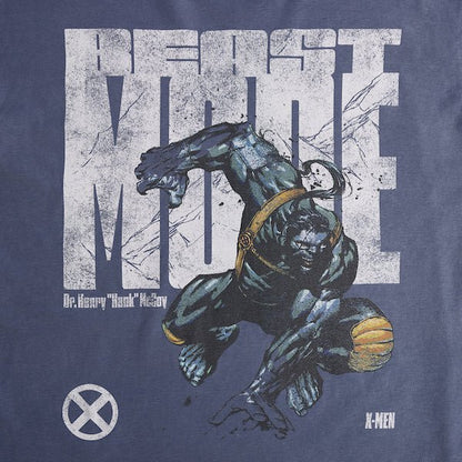 X-Men Hank "Beast" McCoy Zine Vintage Soft Tee - Heroes & Villains-Marvel-T-Shirt