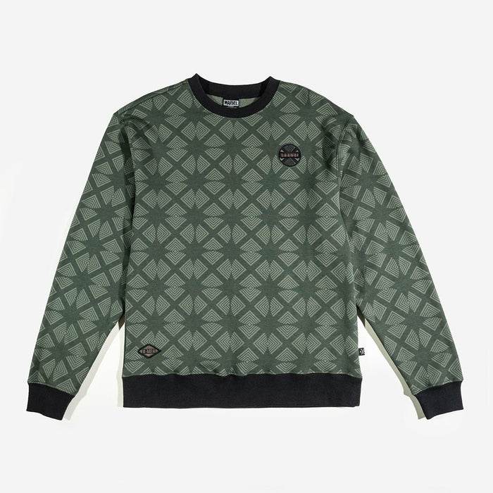 X-Men Rogue Green Crew Sweatshirt - Heroes & Villains-Marvel-Crewneck
