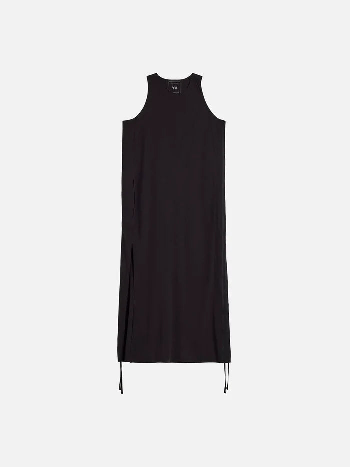 Y-3 Y-3 Racer Midi Dress - Black - Dresses ELBİSE