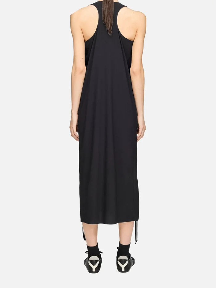 Y-3 Y-3 Racer Midi Dress - Black - Dresses ELBİSE