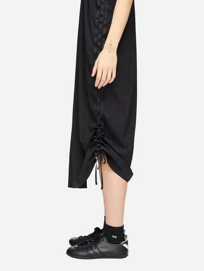 Y-3 Y-3 Racer Midi Dress - Black - Dresses ELBİSE