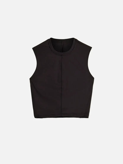 Y-3 Y-3 Running Cropped Tank Top - Black - Tank Tops ATLET