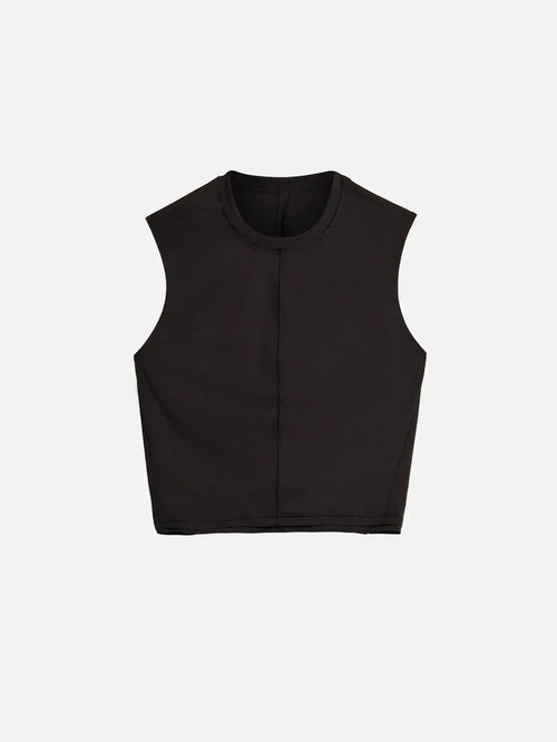 Y-3 Y-3 Running Cropped Tank Top - Black - Tank Tops ATLET