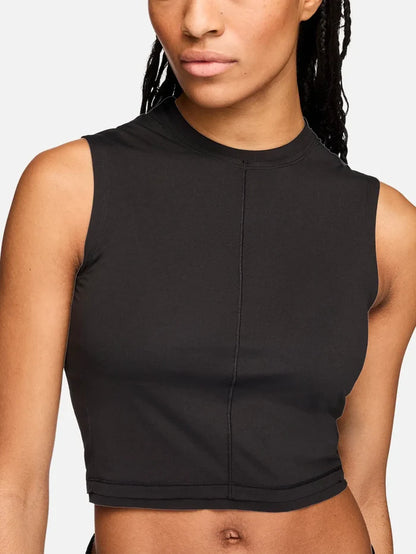 Y-3 Y-3 Running Cropped Tank Top - Black - Tank Tops ATLET