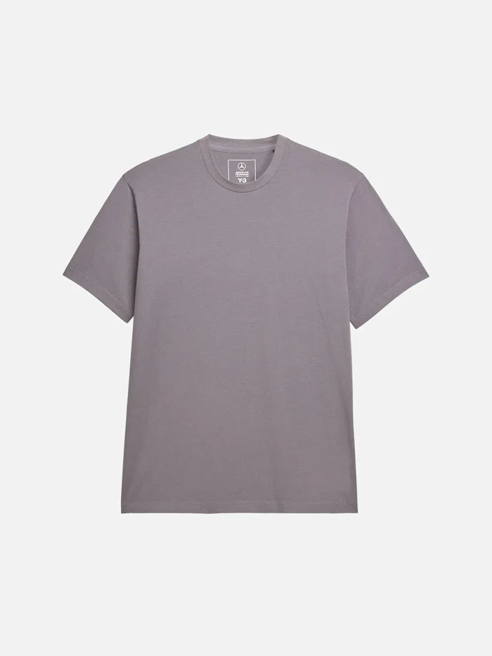 Y-3 Y-3 x F1 Mercedes Engineered Logo SS Tee - Granite - T-Shirts T-SHIRT