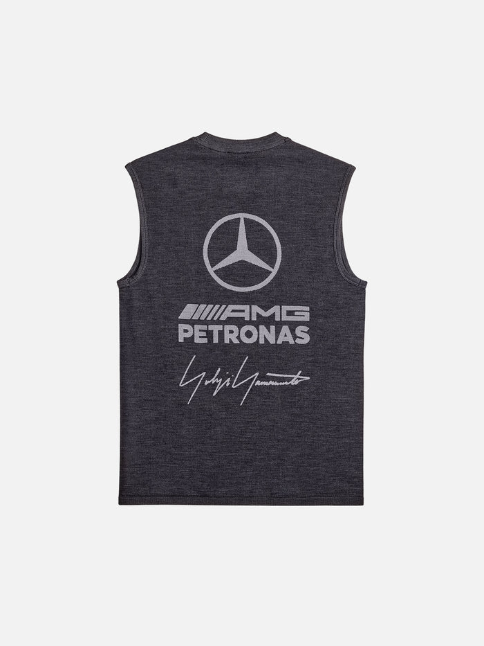 Y-3 Y-3 x F1 Mercedes Engineered Tank - Black/Solid Grey - Tank Tops ATLET