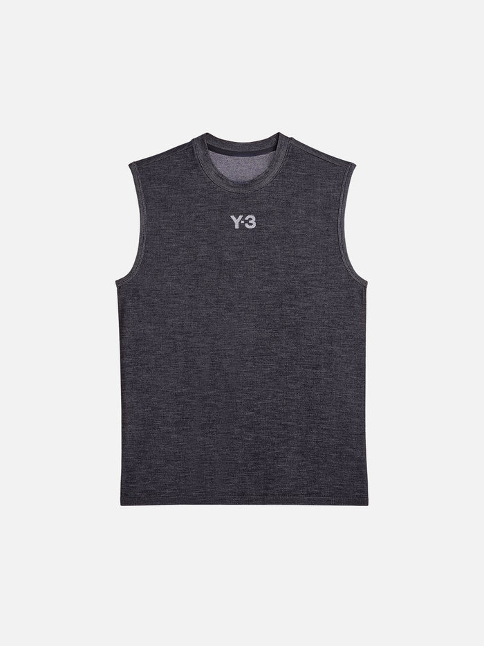 Y-3 Y-3 x F1 Mercedes Engineered Tank - Black/Solid Grey - Tank Tops ATLET