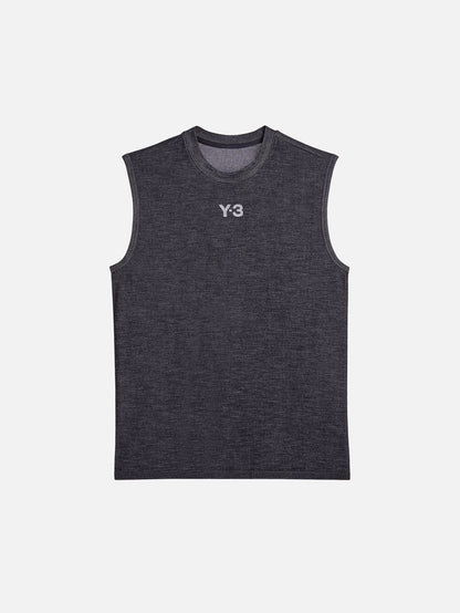 Y-3 Y-3 x F1 Mercedes Engineered Tank - Black/Solid Grey - Tank Tops ATLET