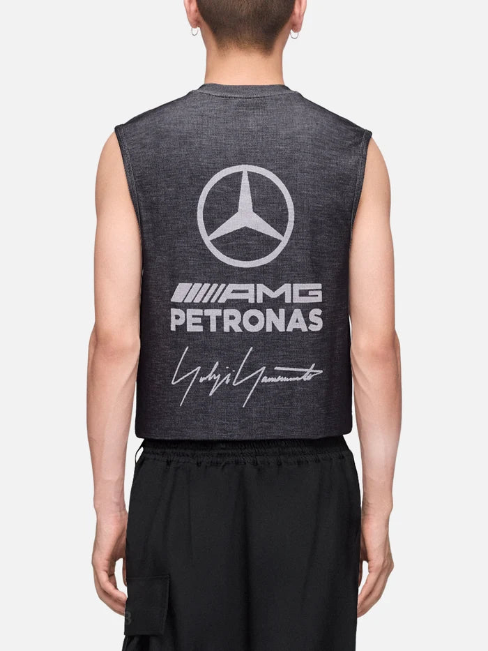Y-3 Y-3 x F1 Mercedes Engineered Tank - Black/Solid Grey - Tank Tops ATLET