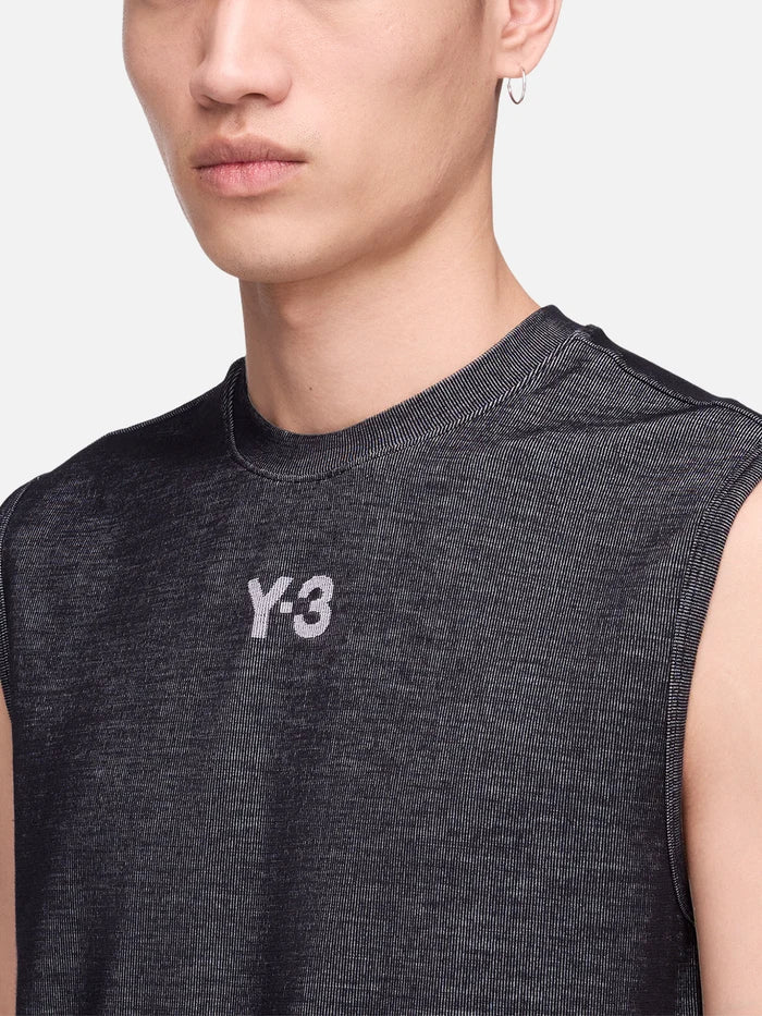 Y-3 Y-3 x F1 Mercedes Engineered Tank - Black/Solid Grey - Tank Tops ATLET