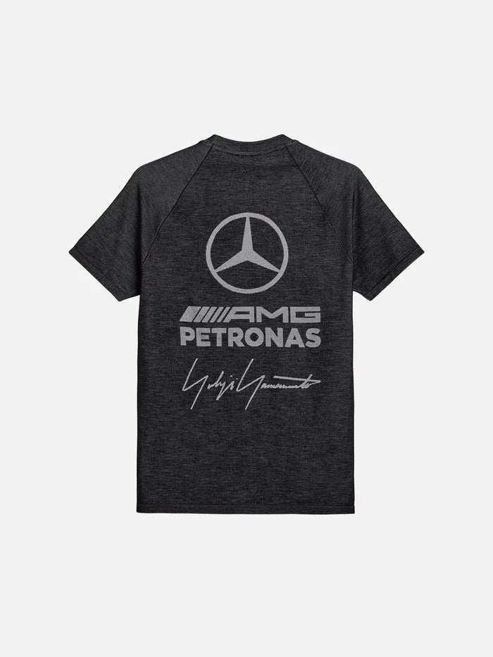 Y-3 Y-3 x F1 Mercedes Engineered Tee - Black/Solid Grey - T-Shirts T-SHIRT