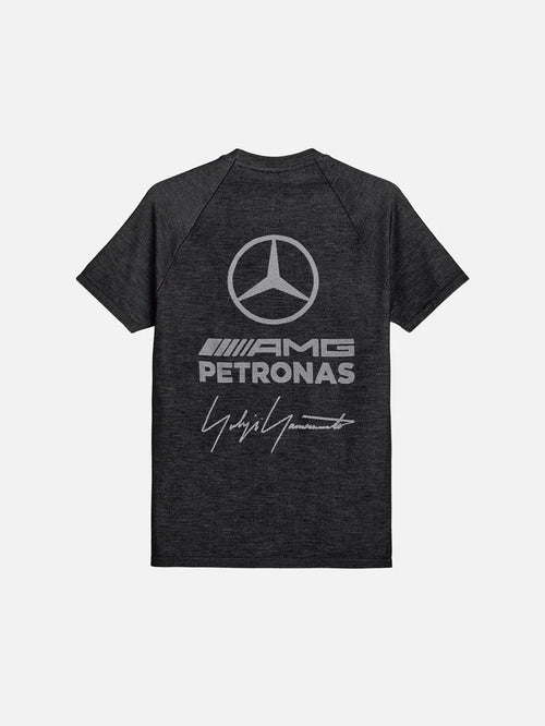 Y-3 Y-3 x F1 Mercedes Engineered Tee - Black/Solid Grey - T-Shirts T-SHIRT