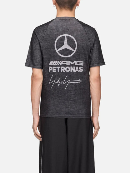 Y-3 Y-3 x F1 Mercedes Engineered Tee - Black/Solid Grey - T-Shirts T-SHIRT
