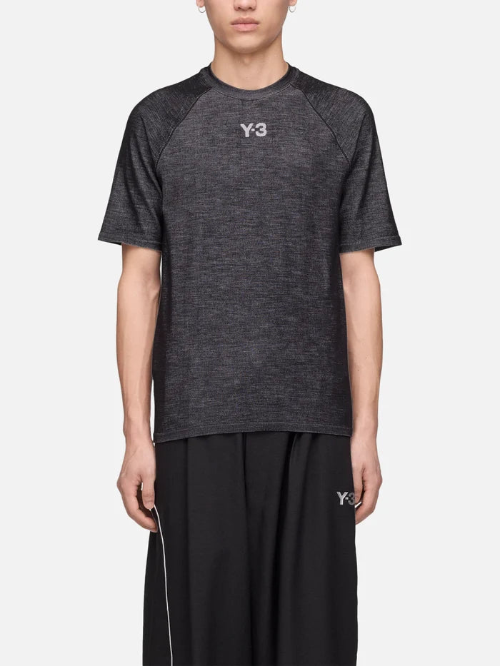 Y-3 Y-3 x F1 Mercedes Engineered Tee - Black/Solid Grey - T-Shirts T-SHIRT