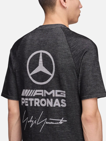 Y-3 Y-3 x F1 Mercedes Engineered Tee - Black/Solid Grey - T-Shirts T-SHIRT