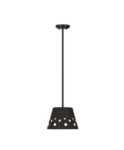 Pendant Z-Lite 6014-12MB Matte Black Katie 1 Light Pendant Z-Lite