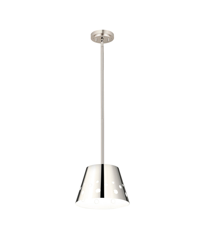 Pendant Z-Lite 6014-12PN Polished Nickel Katie 1 Light Pendant Z-Lite