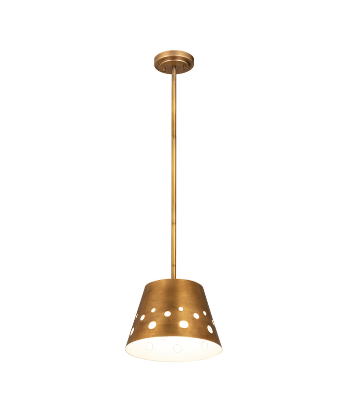 Pendant Z-Lite 6014-12RB Rubbed Brass Katie 1 Light Pendant Z-Lite