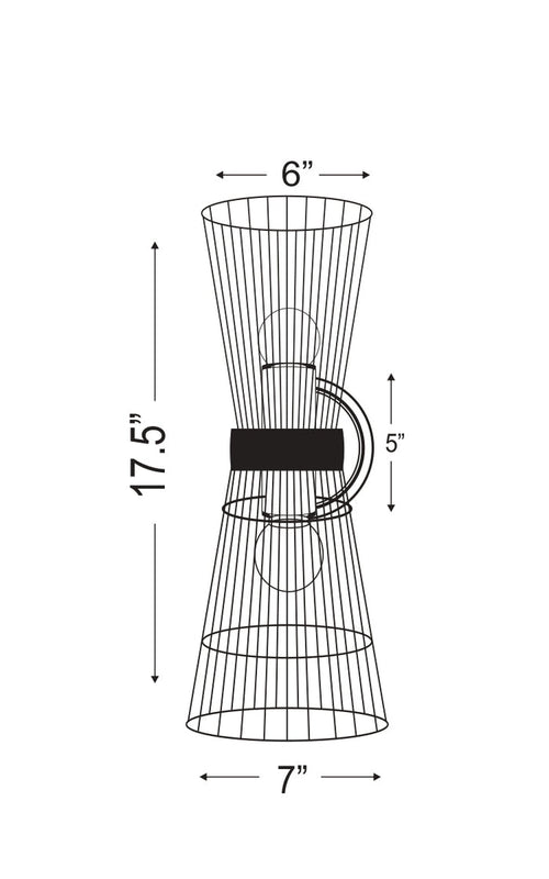 Wall Sconce Z-Lite 6015-2S-RB Rubbed Brass Alito 2 Light Wall Sconce Z-Lite