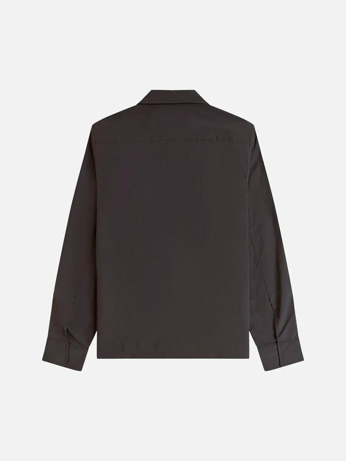 FRED PERRY Zip Through Overshirt - Anchor Grey - Overshirts CEKET