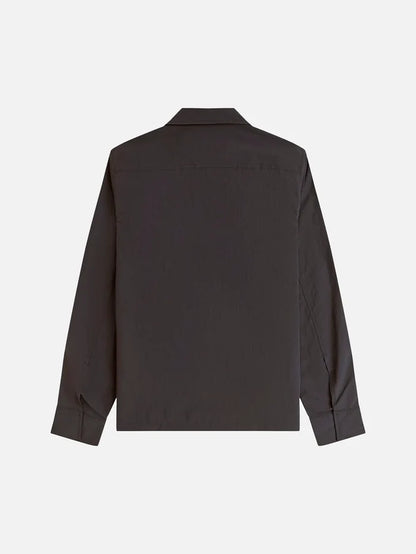 FRED PERRY Zip Through Overshirt - Anchor Grey - Overshirts CEKET