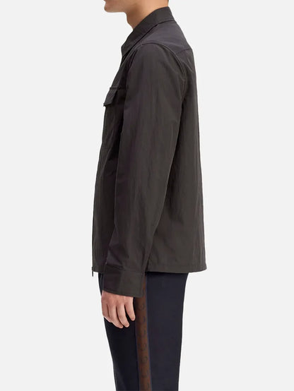 FRED PERRY Zip Through Overshirt - Anchor Grey - Overshirts CEKET